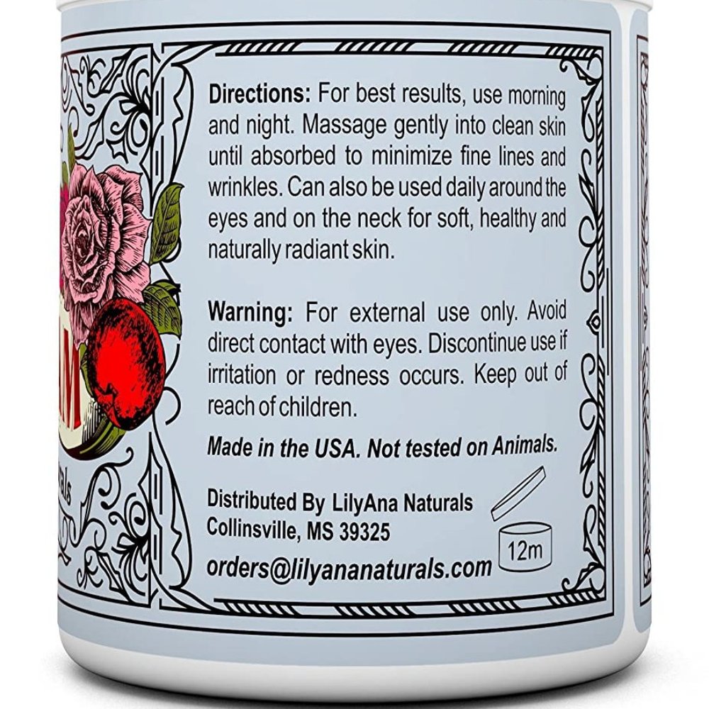 LilyAna Naturals Face Cream Moisturizer Anti Aging - Picture 4 of 4